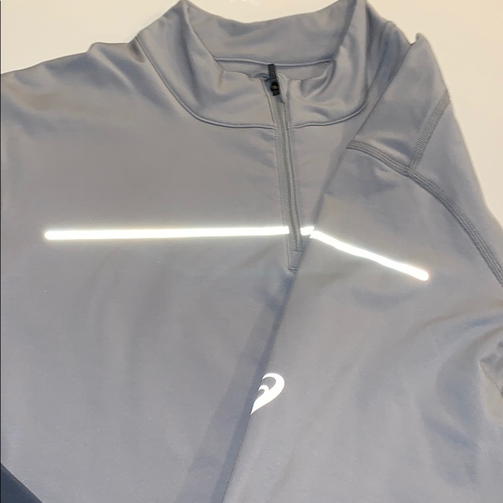 Men’s ASICS lite show half zip up sweater - Picture 3 of 7